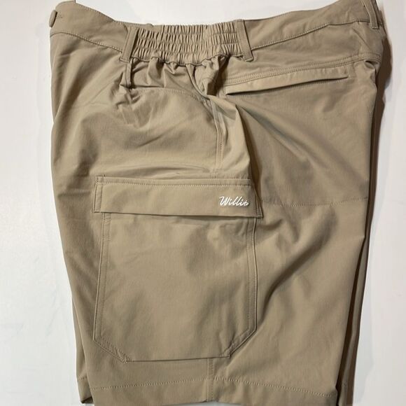 Willit Womens Tan Cargo Stretch Shorts Sz L - Picture 10 of 10